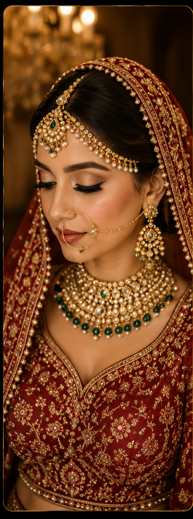 Bridal Makeover at Aurra Luxury Salon