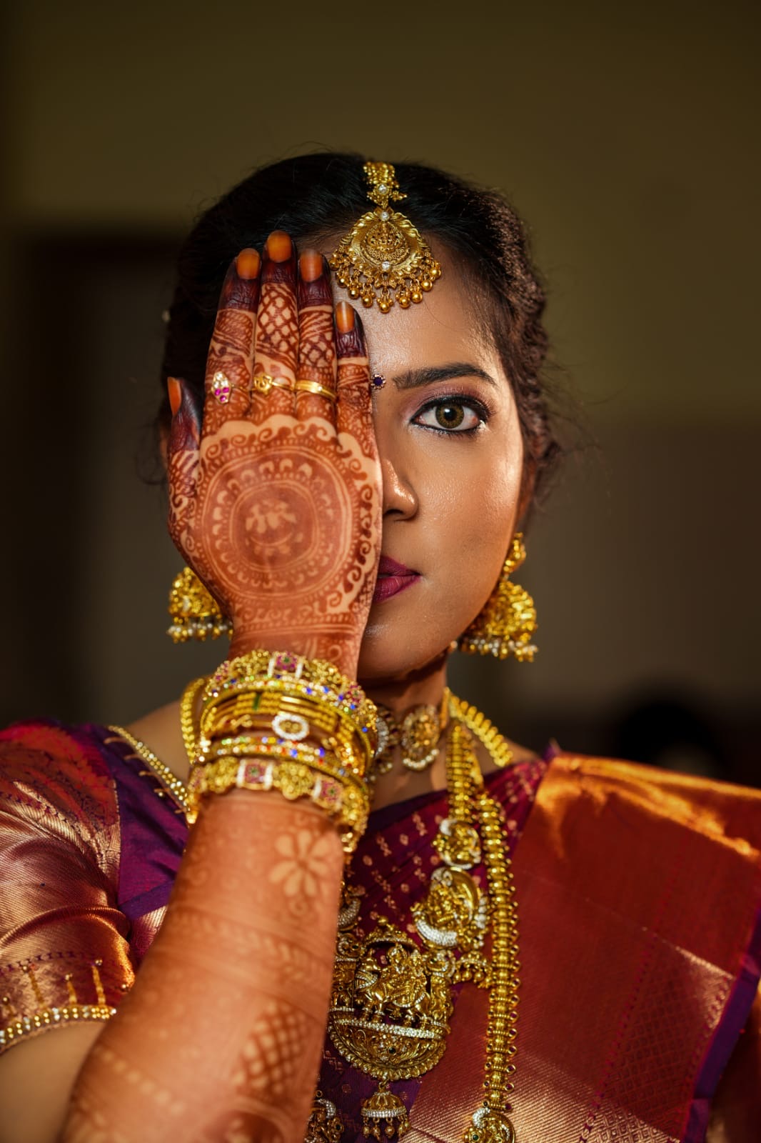 Engagement Day Full Glam at Aurra Luxury Salon