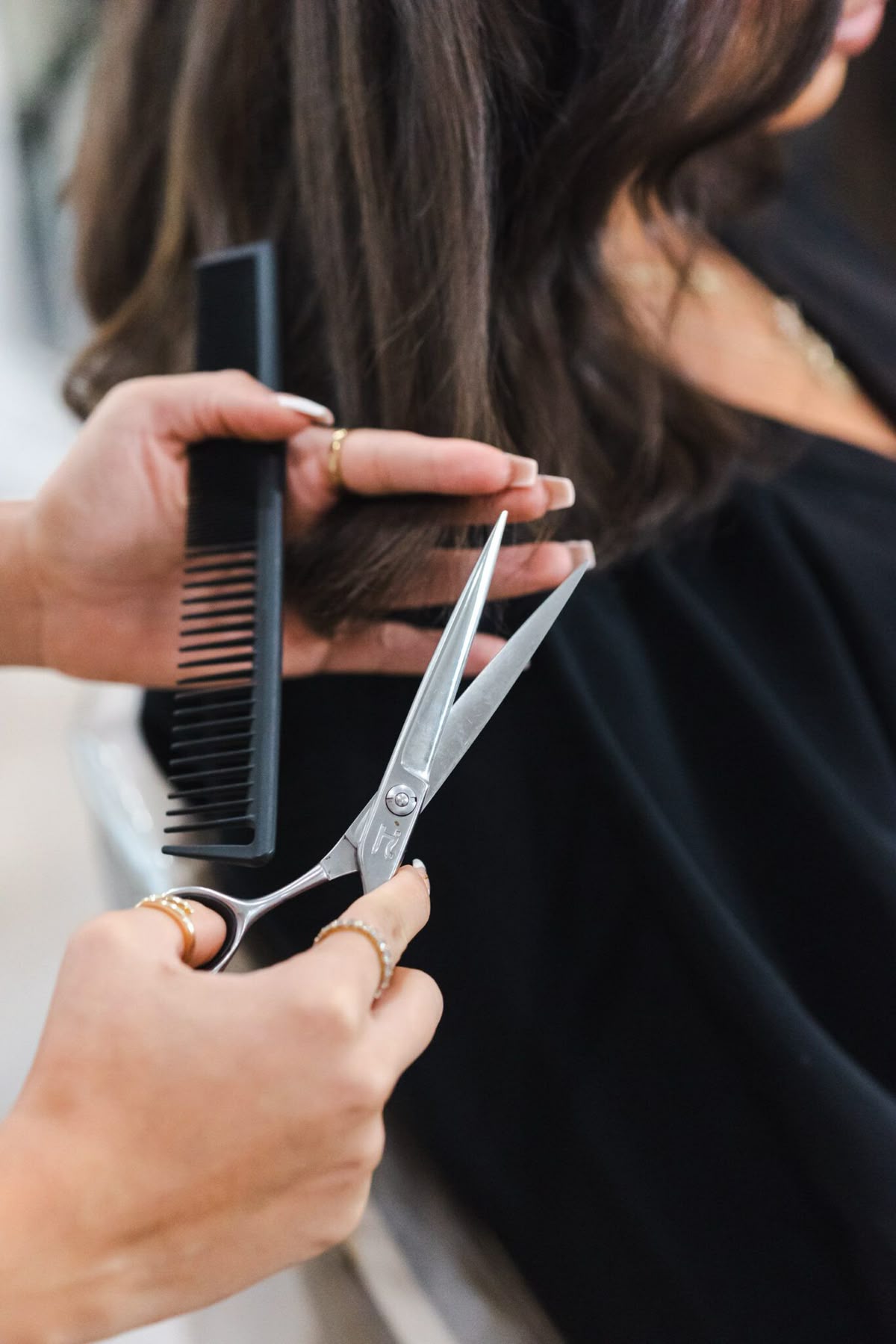 Hair Cut & Styling at Aurra Luxury Salon