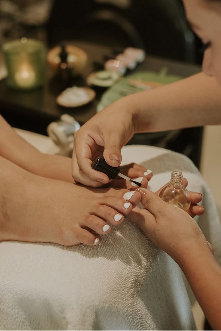 Pedicure at Aurra Luxury Salon