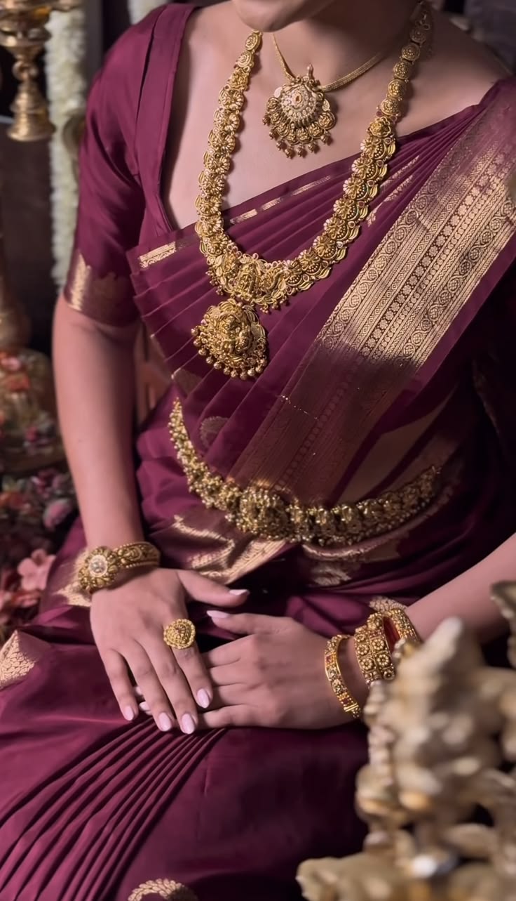 Saree Draping at Aurra Luxury Salon